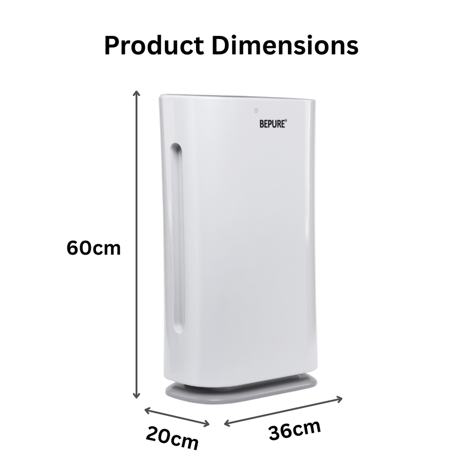 Bepure B2 Air Purifier with True HEPA Filtration| Area Upto 500 sq ft | Removes 99.97% pollutants by 4 Stage Filtration| Remote control provided for convenience