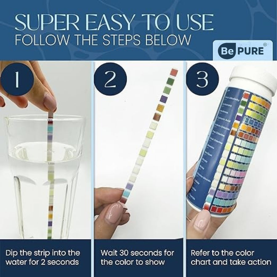 Bepure 18 in 1 Water Testing Kit for TDS, pH, Hardness and 15 other parameters Digital TDS Meter